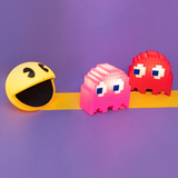 Kit Luminárias Pac-Man e Fantasminhas