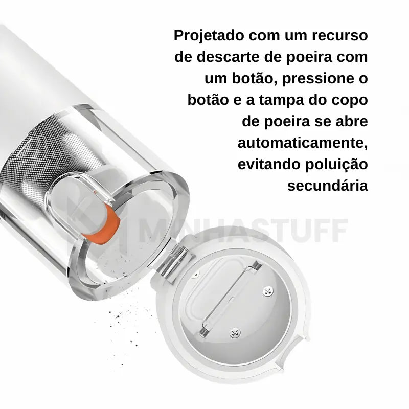 Mini Aspirador Portátil Sem Fio Multiusos - STUFF