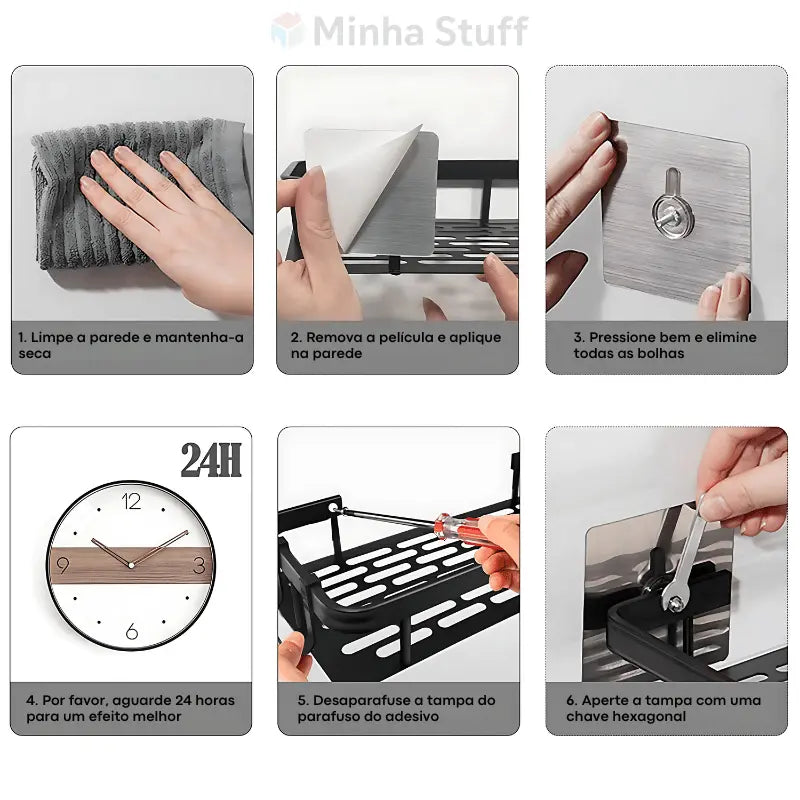 Prateleira Retangular SlimSpace - STUFF