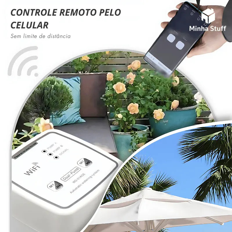 Sistema de Irrigação SmartDrop Wi-Fi - STUFF