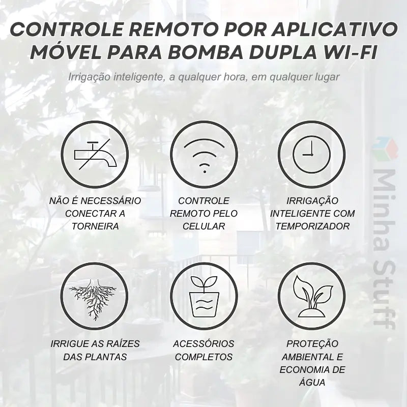 Sistema de Irrigação SmartDrop Wi-Fi - STUFF