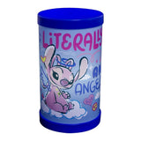 Luminária Abajur Angel Stitch Disney Luz Difusa 110/220V Oficial Roxa