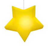 Luminária Pendente Estrela Infantil Amarela Bivolt Decoração Quarto