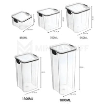 Kit com 3 Porta-Mantimentos - STUFF