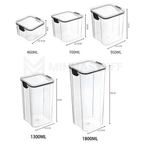 Kit com 3 Porta-Mantimentos - STUFF