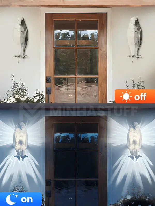 Luminária Projeção Moderna 3D Coruja ou Águia - STUFF