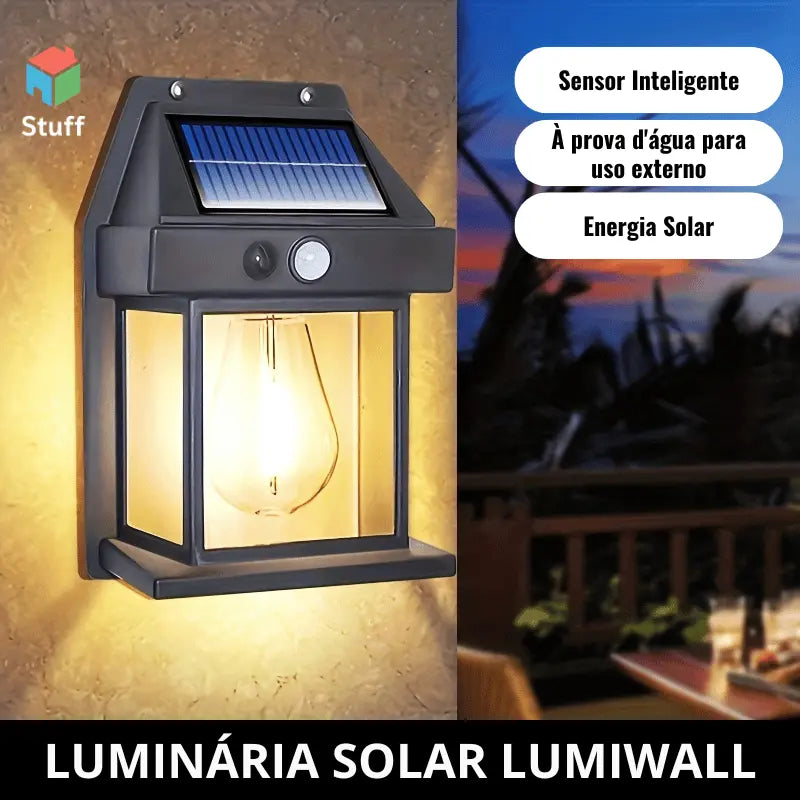 Luminária Solar LumiWall - STUFF