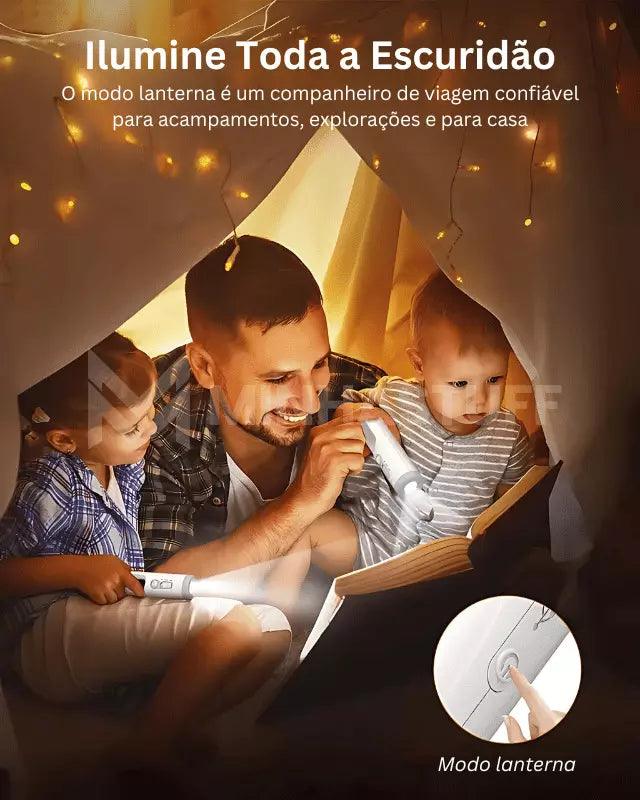 Luminária e Lanterna Inteligente 2 em 1 com Sensor - STUFF