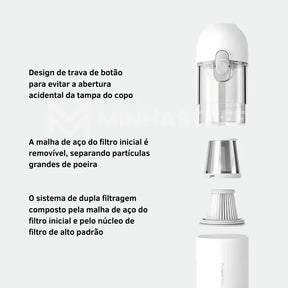 Mini Aspirador Portátil Sem Fio Multiusos - STUFF