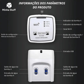 Sistema de Irrigação SmartDrop Wi-Fi - STUFF